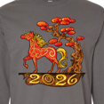 thumbnail image 4 of Inktastic 2026 Year of the Horse Happy New Year's Long Sleeve T-Shirt, 4 of 5