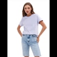 thumbnail image 2 of Camisetas de Corta Extragrandes para Mujer, Cuello Redondo, Holgadas, para Hacer Ejercicio, Informales, de Verano, de Algodón, Color , Talla M, 2 of 9