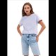 thumbnail image 2 of Camisetas de Corta Extragrandes para Mujer, Cuello Redondo, Holgadas, para Hacer Ejercicio, Informales, de Verano, de Algodón, Color , S, 2 of 9
