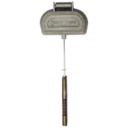 Panini Press Cast Iron Sandwich Cooker Designed For Use On BBQ Grills, #1305