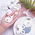 thumbnail image 3 of 6 pesas para mantel con 6 formas, hojas, flores, mariposas, animales, tortugas y ballenas., 3 of 7