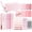 Pink, variant on Four Candies Aesthetic School Supplies with Pink Pencil Case, 4 Gel Pens with Black Ink, 4 Correction Tapes, 2 Pastel Highlighters, 2 Mechanical Pencils, Sticky Notes, Index Post, Back to School