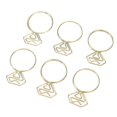 thumbnail image 5 of 80pcs Ring Shape Paper Clips Rustproof Multifunction Multifunction with Clear Box for Office School Gold, 5 of 5