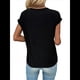 thumbnail image 3 of Blusa de Mujer con Cuello Redondo, Corta, Encaje Calado, para Salir A Trabajar Negro XXL, 3 of 7