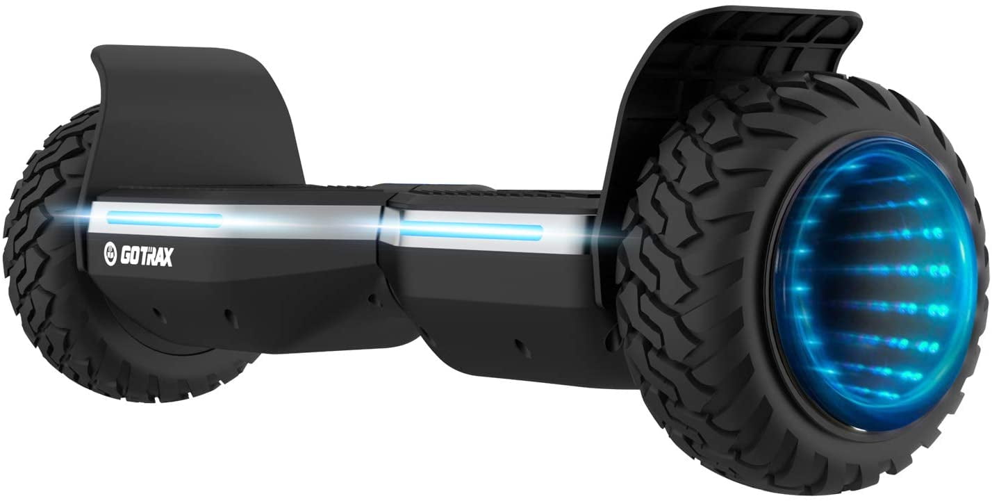 GOTRAX Hoverboard with Music Speaker, LED 8.5 inch Offroad Wheels
