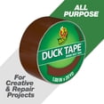 thumbnail image 3 of (4 pack) Color Duck Tape Brand Duct Tape, 1.88 in. x 20 yd., Brown, 3 of 12