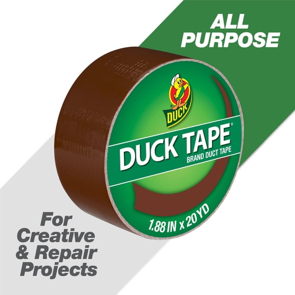 Color Duck Tape Brand Duct Tape, 1.88 in. x 20 yd., Brown