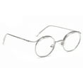 thumbnail image 5 of Unisex Retro Round Frame Clear Lens Designer Mens Womens Vintage Eyeglasses Metal Glasses, 5 of 5