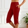 thumbnail image 2 of Women's Effortless Everyday ’s Casual Pants: Slim Fit Mid Rise Capris for Modern Comfort and Versatility Loose Pants for Women Casual Summer Women Summer Pants Casual Summer Pants plus Size, 2 of 7