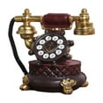 thumbnail image 2 of Desktop Ornament Retro Phone European Resin Decoration for Home and Coffee Bar Display Ideal for Living Room and More, 2 of 9