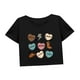 thumbnail image 5 of Camiseta corta clásica y transpirable con cuello redondo para mujer para el trabajo de viaje XL, 5 of 7