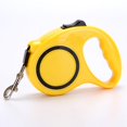 thumbnail image 1 of Correa retráctil para perros, correa telescópica automática de nailon para tractores de mascotas para gatos pequeños y medianos, mango resistente sin enredos de 360° que se extiende 5 m (amarillo, 5 m) JM, 1 of 5