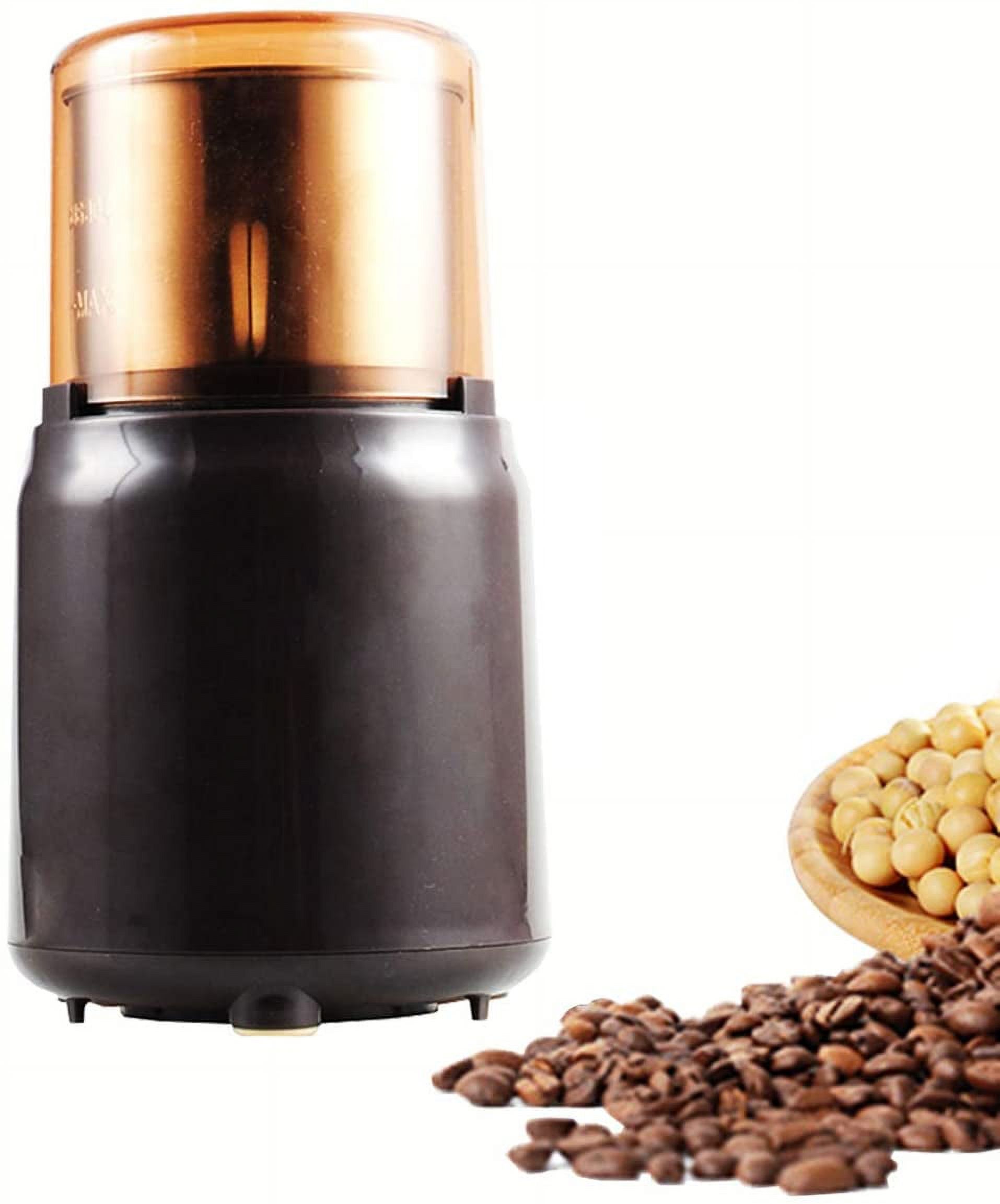 ikan 200W Electric Coffee Grinder Stainless Steel Blades Press Touch Control Spice Grinder Mill Blender
