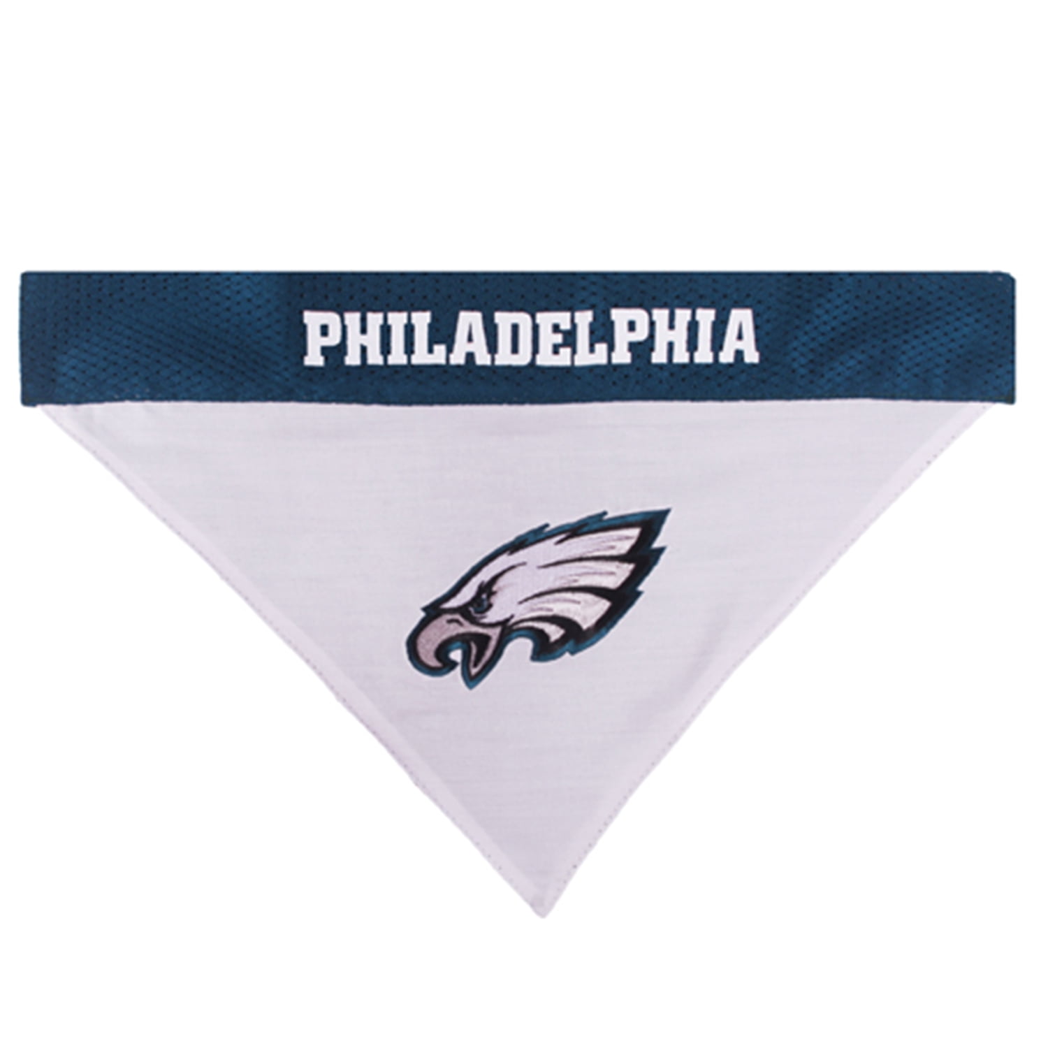 Pets First Nfl Philadelphia Eagles Reversible Bandana Licensed, Reversible Pet Bandana - 2 Sided Bandana