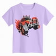 thumbnail image 4 of TOWED22 Boys Shirts Short Sleeve T-Shirts Kids Basic Crew Neck Tops Casual Cotton Tees Clothes(Light Purple,7-8 Y), 4 of 4