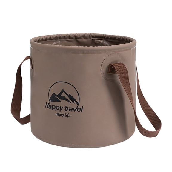 Collapsible 5 Gallon Bucket for Fishing and Camping Waterproof Lightweight Durable