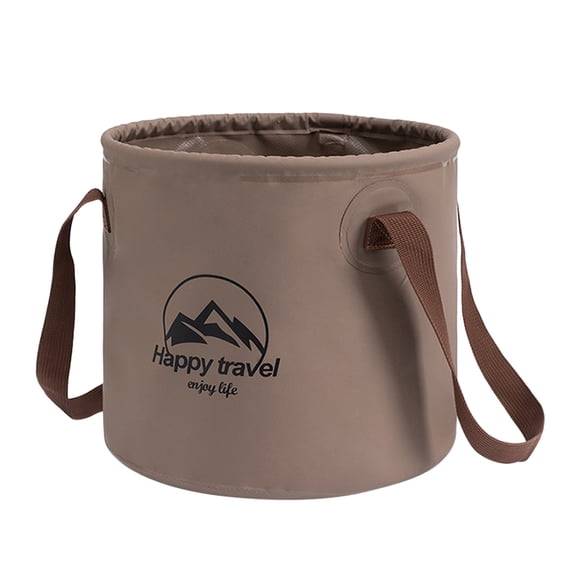Portable Garden Bucket 5 Gallon Water Storage Container for Outdoor Fishing and Camping Trips