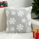 thumbnail image 5 of ¡Oferta especial! Cojines decorativos Zainafacai rojos navideños con copos de nieve bordados, fundas de lona para cojines, decoración navideña para el hogar, fundas suaves para sofá, dormitorio,, 5 of 8