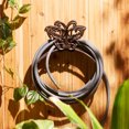 thumbnail image 3 of Accent Plus Decorative Butterfly Cast Iron Hose Organizer, 3 of 4