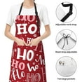 thumbnail image 5 of Bingfone Ho Pattern Funny Christmas Apron Gifts For Men, Women Professional Grade Chef Apron For Kitchen,Bbq & Grill, 5 of 8
