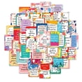 thumbnail image 2 of Paquete de pegatinas con frases de emprendedores, 50 unidades, motivacionales, 2 of 2