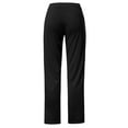 thumbnail image 5 of Hanerdun Women Straight Leg Pants Female Gym Bottoms Sports Trouser Black L, 5 of 5