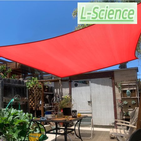 Sun Shade Sail Rectangle UV Block Canopy Awning Shelter Fabric Cloth Screen for Outdoor Patio Garden Backyard