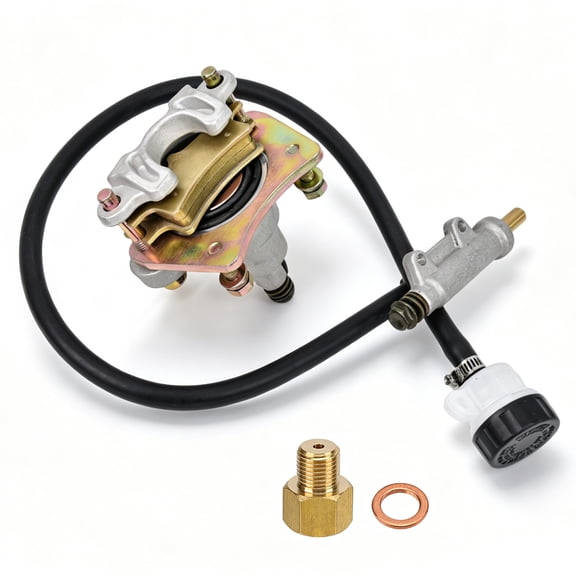 Hex Autoparts Rear Brake Caliper & Master Cylinder Kit for Polaris Sportsman 500 2003-2009 Sportsman 400 450 600 700 800 2003-2007, Replace 1910690, 1911075, 1910301, 1910790, 1911113, 1910791