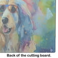 thumbnail image 3 of Afghan Hound Hippie Dawg Glass Cutting Board Large 12 in x 15 in, 3 of 5