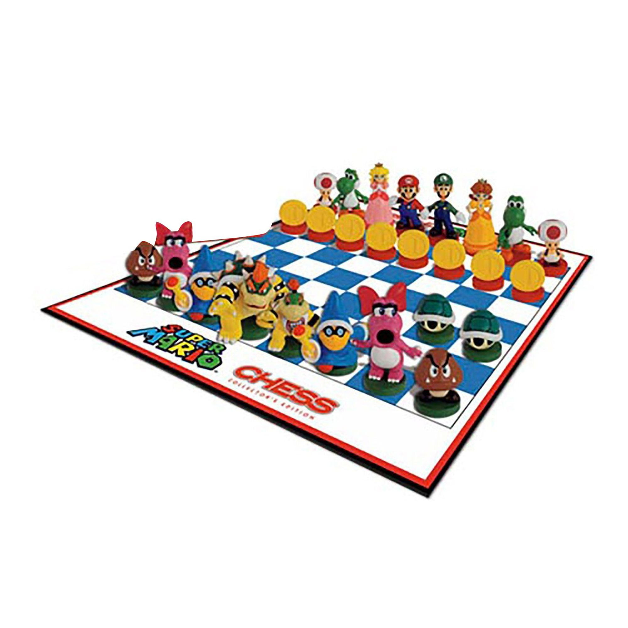 Nintendo Board Game Super Mario Chess With Mini Figures