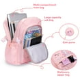 thumbnail image 4 of Roffatide Melody Kawaii Backpack with 12 Pieces Accessories,Pink, 4 of 7