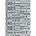 thumbnail image 2 of Rugs.com Jill Zarin Outdoor Collection Rug – 5' 3 x 8' Blue Flatweave Rug Perfect For Bedrooms, Dining Rooms, Living Rooms, 2 of 8