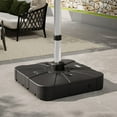 LAUSAINT HOME Patio Umbrella Base, Heavy Duty Offset Umbrella Base with