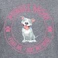 thumbnail image 3 of CafePress - PITBULL MOM Women's V Neck Dark T Shirt - Women's V-Neck Dark T-Shirt, 3 of 4