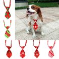 thumbnail image 2 of Cravate de Noël pour Animaux de Compagnie Réglable Mignonne Imprimé Dessin Animé Collier Cravate pour Animaux de Compagnie, 2 of 4