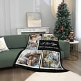 thumbnail image 3 of Birthday Christmas Wedding Gifts for Dad, Personalized Custom Blanket with Photo to Dad Men from Daughter Son, Custom Dad Gifts, Dad Blanket (DAD 9), 3 of 6