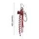 thumbnail image 3 of Accesorios para bolsos Miu con lazo rojo, llavero para coche, llavero de fibra de poliéster, 3 of 6
