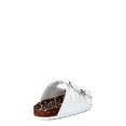 thumbnail image 3 of Wonder Nation Girls Braided Footbed Sandals, 3 of 7