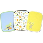 George Baby - Cotton Burp Cloths 3-Pack, Safari