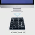 thumbnail image 2 of Teclado Numérico Inalámbrico 28 Teclas Bluetooth Usb Recargable Diapasón Inalámbrico Expandido Teclado Clavier Para Computadora Hogar Viaje Methold EL007785-00, 2 of 5