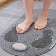 thumbnail image 5 of 2 Pk Foot Scrubber Bath Mat Pumice Stone Shower Rug Non Slip Tub Massage 16"X31", 5 of 6