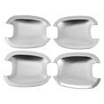 thumbnail image 1 of Protector de copa de la manija de la puerta del automóvil Unique Bargains para Chevy Malibu Cruze 2009-2015 tono plateado cromado ABS 4 Pcs, 1 of 1