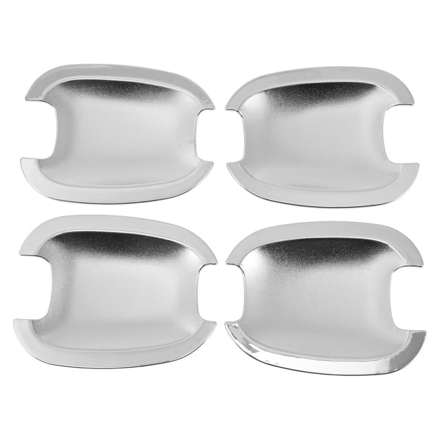 Protector de copa de la manija de la puerta del automóvil Unique Bargains para Chevy Malibu Cruze 2009-2015 tono plateado cromado ABS 4 Pcs