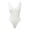 White, variant on Tank Top Women Bodysuits Deep V Neck Sleeveless Skin Friendly Tops Bodysuit S