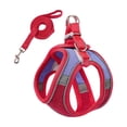thumbnail image 1 of Btomtd Color Blocked Pet Strap And Leash Set Breathable Mesh Vests With Adjustable Straps Suitable For Small And Medium Cats And Dogs, 1 of 7