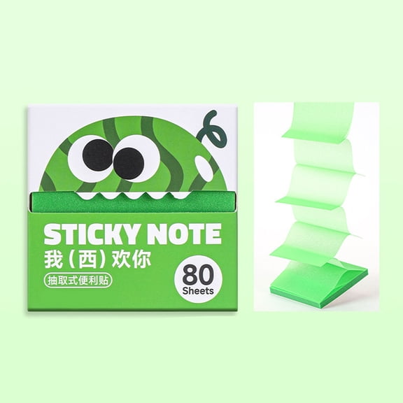 Transparent Glitter Sticky Notes, 1-Pack 3.1x3.1 Inch 80 Sheets Pop Up Dispenser, Clear Translucent Memo Pads for Bible Reading, bldnkj