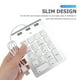 thumbnail image 3 of Teclado numérico con cable - Teclado numérico USB Teclado numérico para computadora portátil Teclado numérico de 18 teclas con 3 puertos USB 2.0 Teclado numérico, Plata, 3 of 5