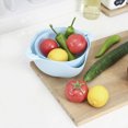 thumbnail image 4 of Double Layer Washing Basket, Smoothing Surfaces Fruit Washing Drying Basket  for Home Use, 4 of 7
