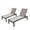 Beige, 2 Pack, variant on Kozyard Aluminum Outdoor Full Flat Chaise Lounge Recliner for Pools Patio Outdoor Lounging - Comfortable Patio Chair Poolside Lounger (Blue, 1 Pack)