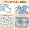 thumbnail image 4 of Princess Pattern Insulated Lunch Bag for Women & Adults,Large Portable Soft Cooler Lunch Bag,Thermal Food Storage Tote with Pearl Cotton,8.66L,8.75x5.75x9.5 Inch, 4 of 6